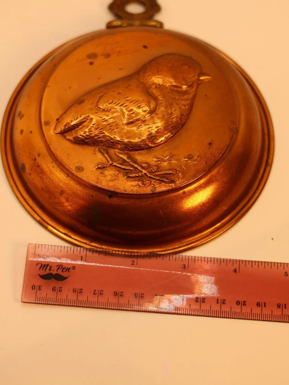 Copper Bird Wall Hanging - Ornamental Bird Plaque